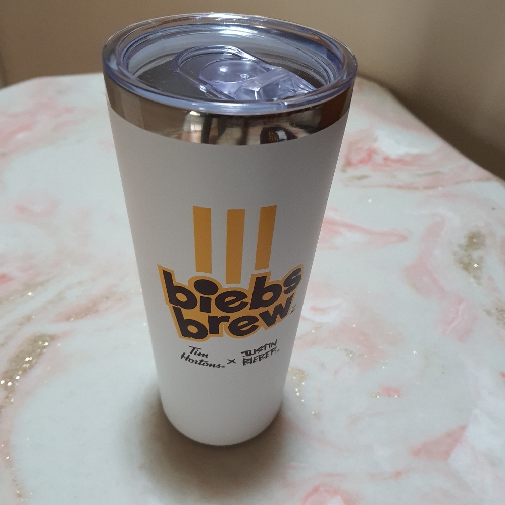 Justin Bieber/Tim Hortons Travel Mug